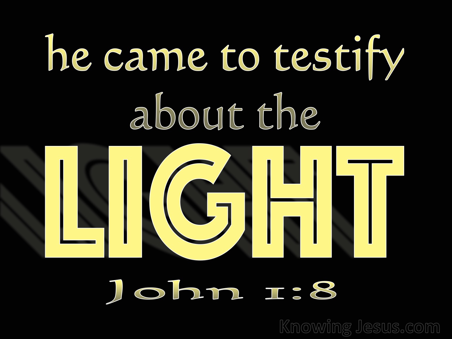 What Does John 1 8 Mean 